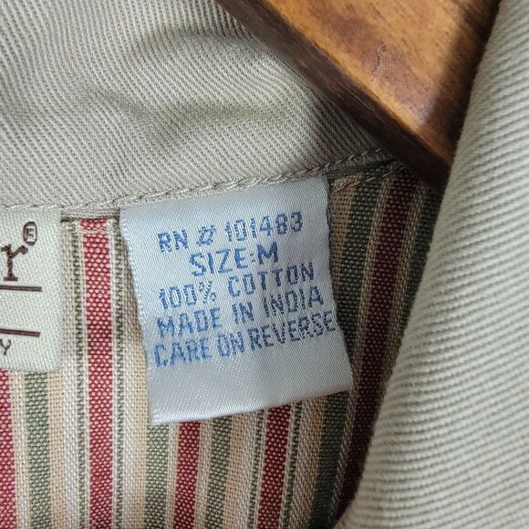 Longaberger Homestead Women's Size Medium Full Zip Khaki Color Jacket - Picture 8 of 8